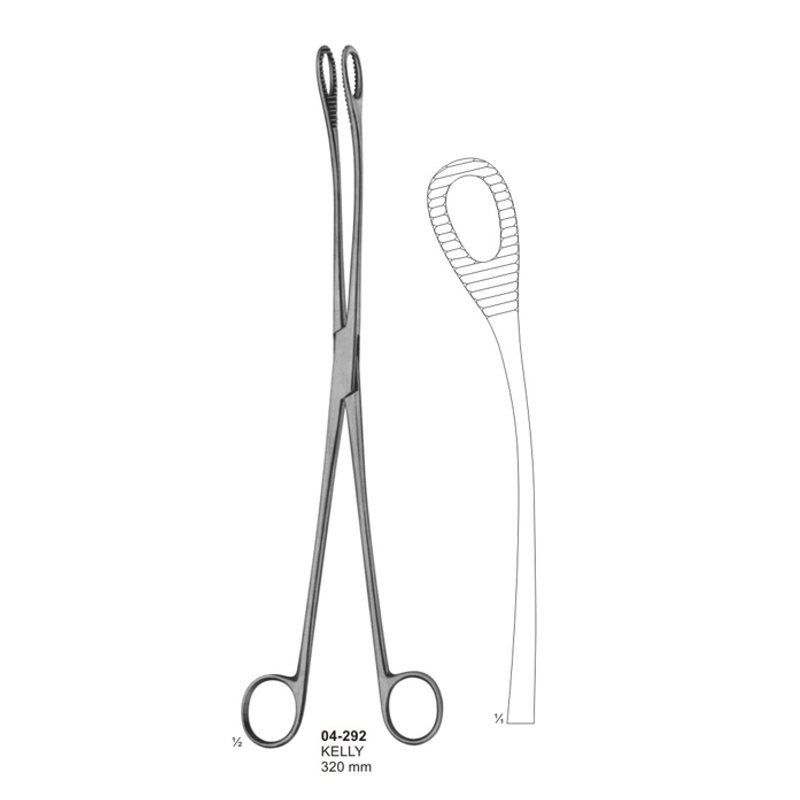 6-20.jpg Dressing-. Sponge holding-. Organ-. and Tissue Grasping Forceps - Image 1